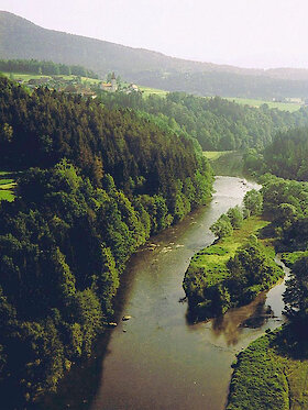 Blick über das Regental im Bayerischen Wald